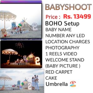 Colorful Balloon Ring Birthday Setup for Baby – GEP-BDAY-BEACH-13499