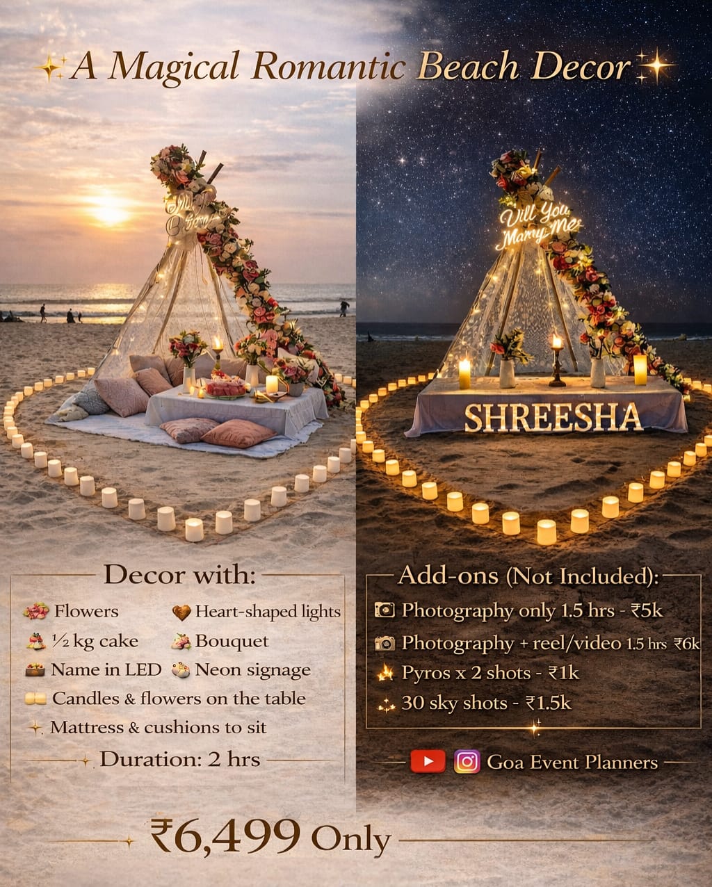 Romantic Beach Decor