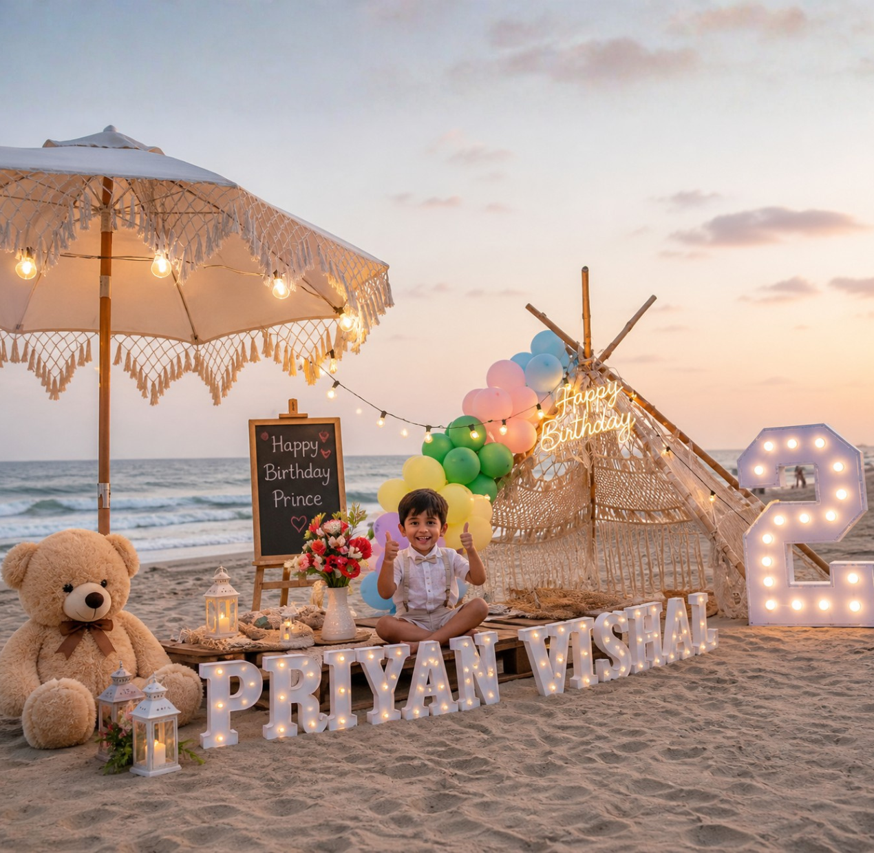 Colorful Balloon Ring Birthday Setup for Baby – GEP-BDAY-BABYSHOOT-ST2-13499
