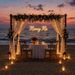 Romantic Beach Cabana Birthday Celebration - GEP-ROM-CAB-9999