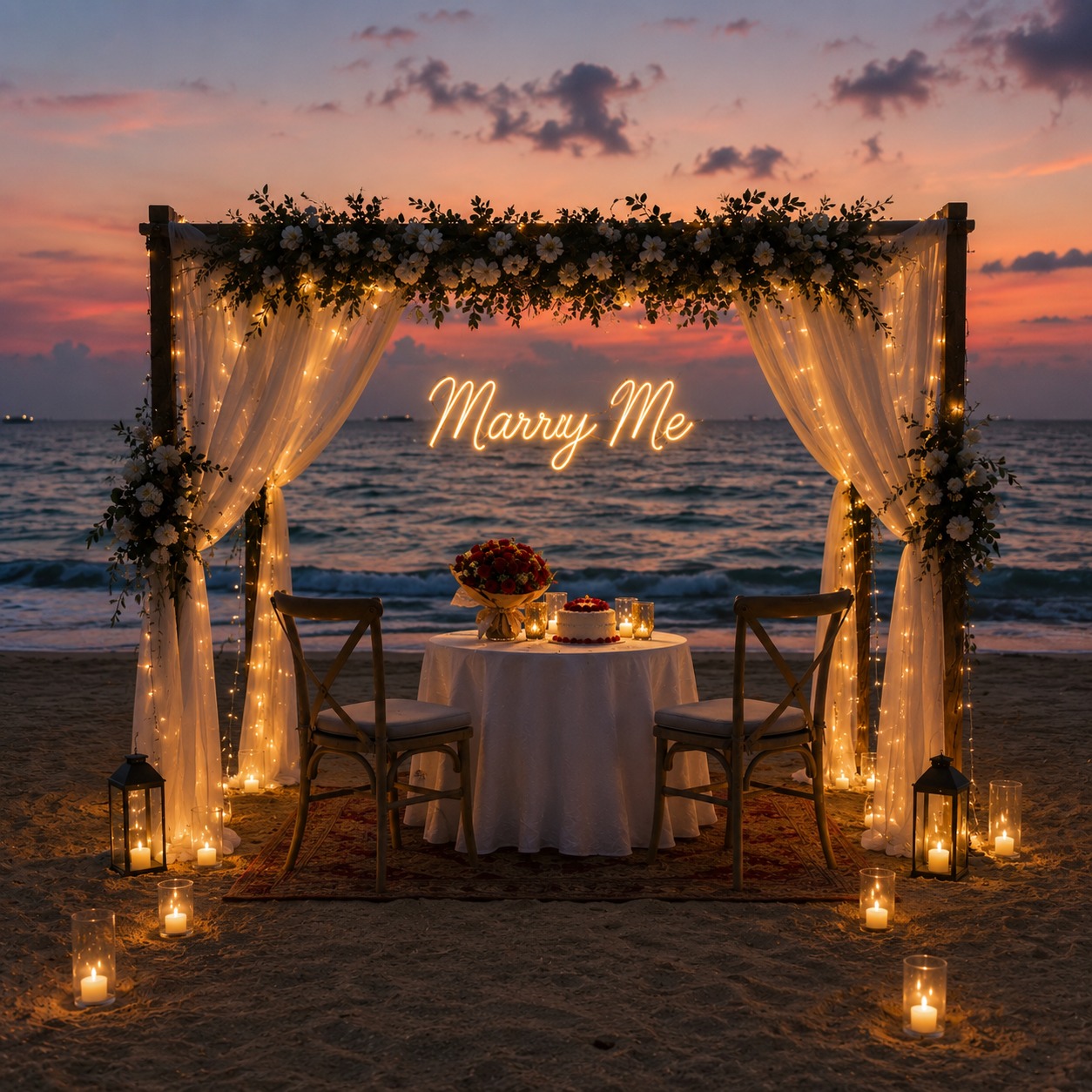 Romantic Beach Cabana Birthday Celebration - GEP-ROM-CAB-9999